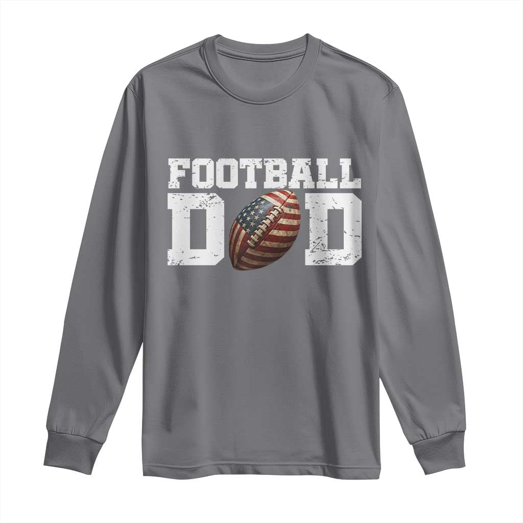 Football Dad Long Sleeve Shirt Sports Fan Gift For Men - Wonder Print Shop
