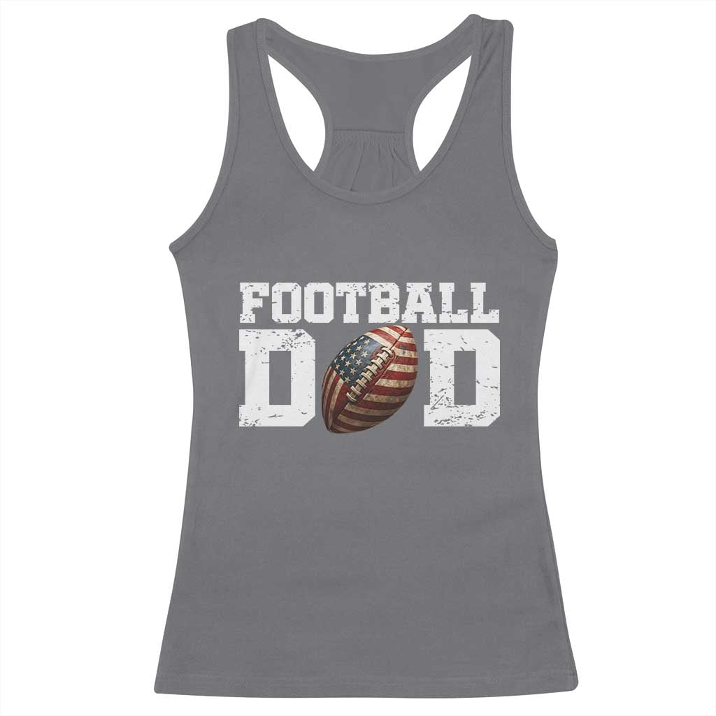 Football Dad Racerback Tank Top Sports Fan Gift For Men - Wonder Print Shop