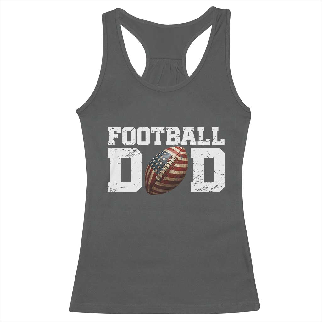 Football Dad Racerback Tank Top Sports Fan Gift For Men - Wonder Print Shop