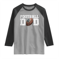 Football Dad Raglan Shirt Sports Fan Gift For Men - Wonder Print Shop