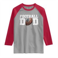 Football Dad Raglan Shirt Sports Fan Gift For Men - Wonder Print Shop