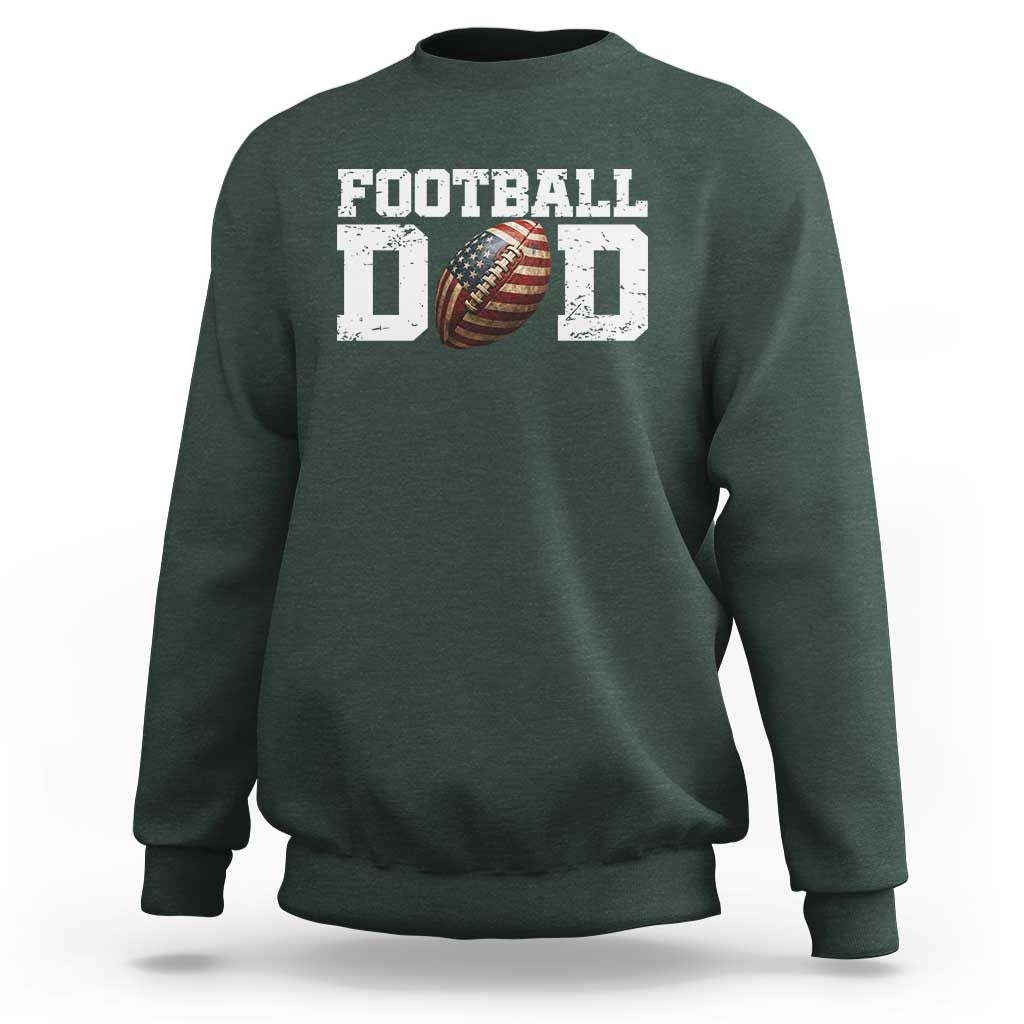Football Dad Sweatshirt Sports Fan Gift For Men - Wonder Print Shop