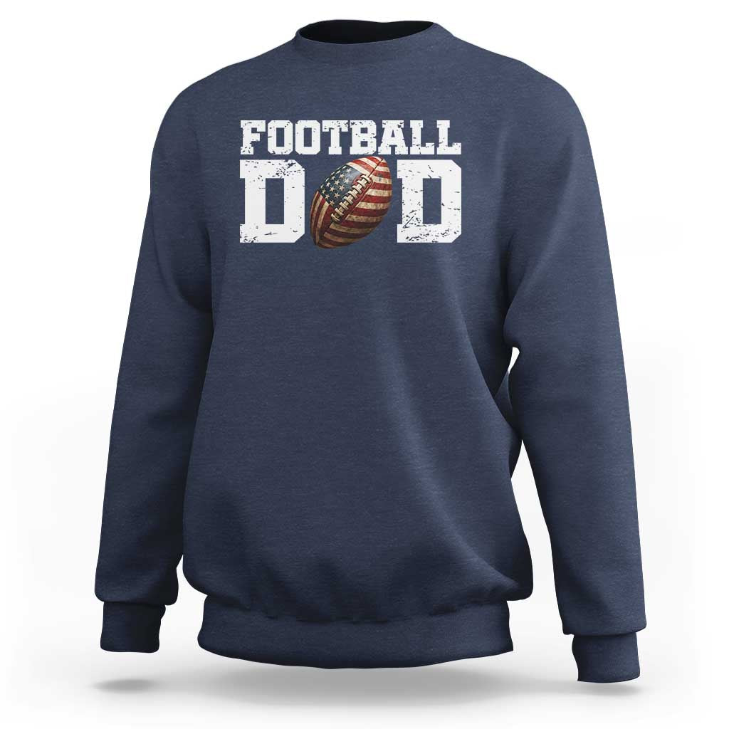 Football Dad Sweatshirt Sports Fan Gift For Men - Wonder Print Shop