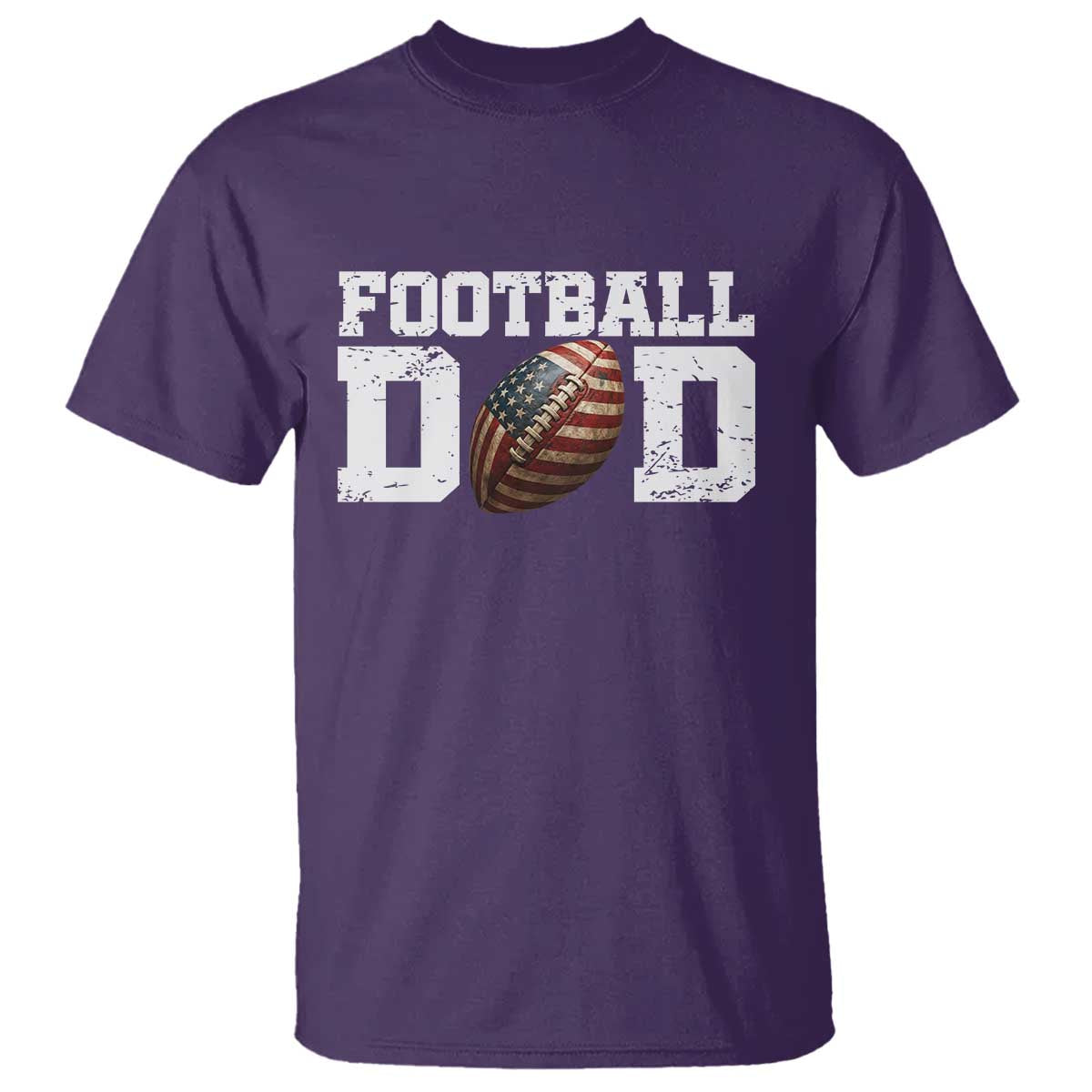 Football Dad T Shirt Sports Fan Gift For Men - Wonder Print Shop