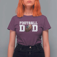Football Dad T Shirt For Women Sports Fan Gift For Men - Wonder Print Shop