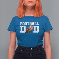 Football Dad T Shirt For Women Sports Fan Gift For Men - Wonder Print Shop