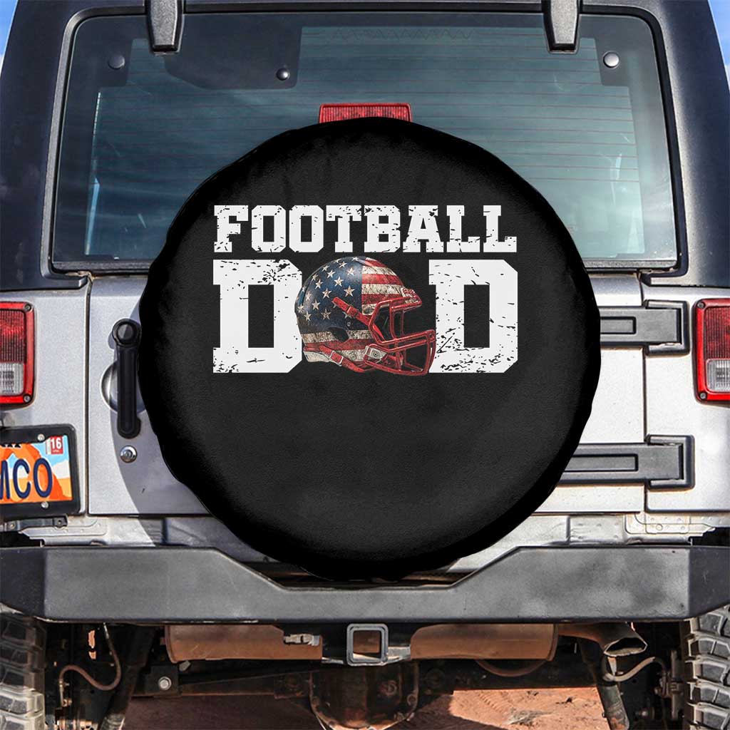 Proud Football Dad Spare Tire Cover Funny Sports Fan Gift - Wonder Print Shop