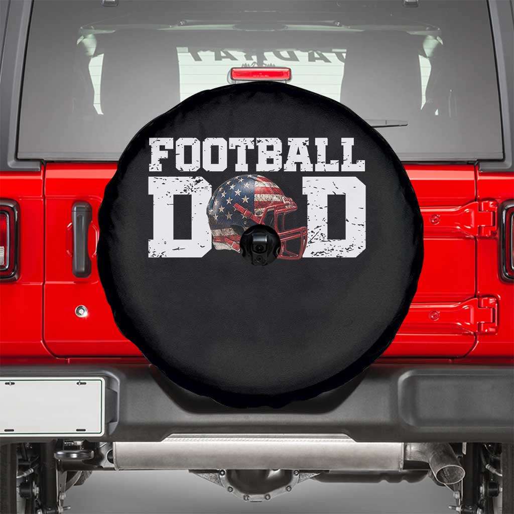Proud Football Dad Spare Tire Cover Funny Sports Fan Gift - Wonder Print Shop