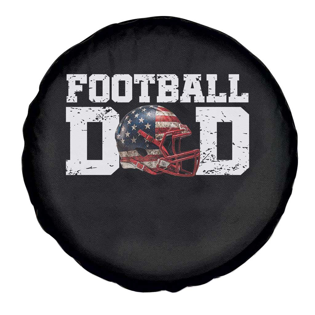 Proud Football Dad Spare Tire Cover Funny Sports Fan Gift - Wonder Print Shop