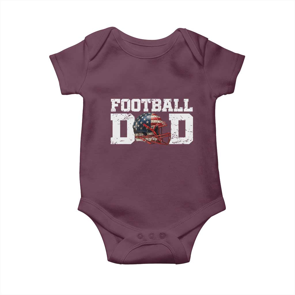 Proud Football Dad Baby Onesie Funny Sports Fan Gift - Wonder Print Shop