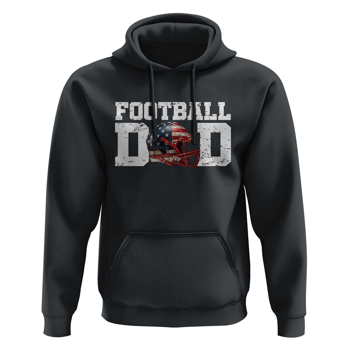 Proud Football Dad Hoodie Funny Sports Fan Gift - Wonder Print Shop