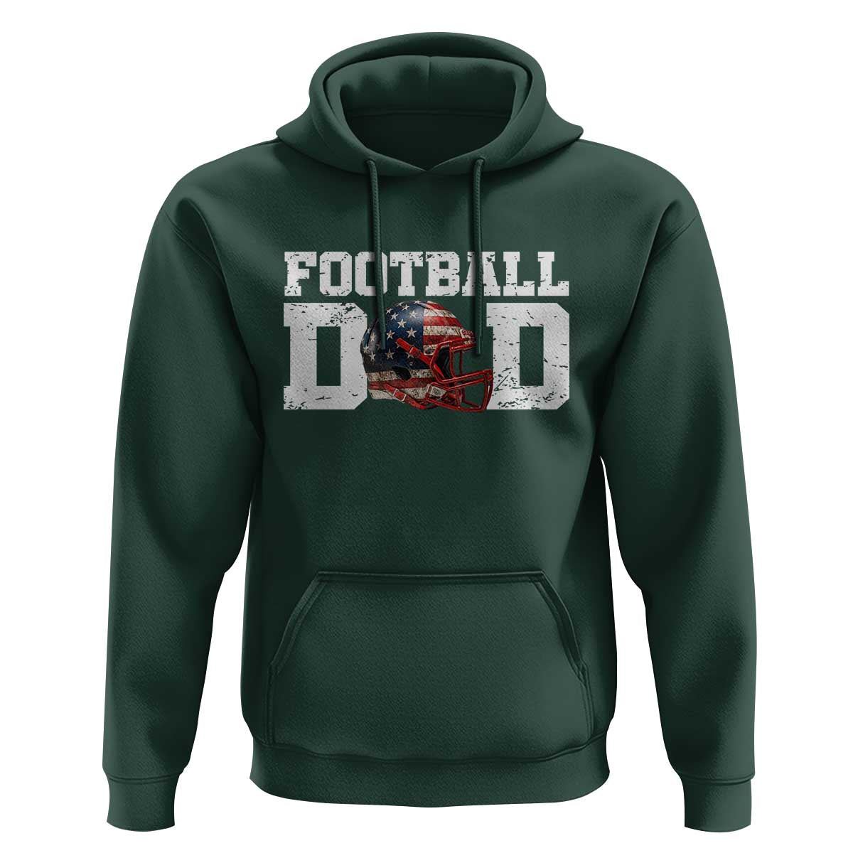 Proud Football Dad Hoodie Funny Sports Fan Gift - Wonder Print Shop