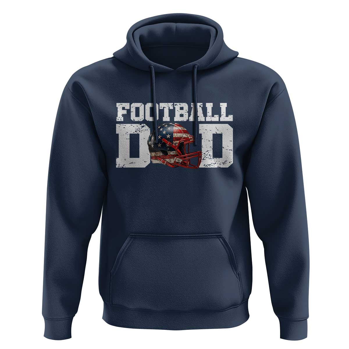 Proud Football Dad Hoodie Funny Sports Fan Gift - Wonder Print Shop