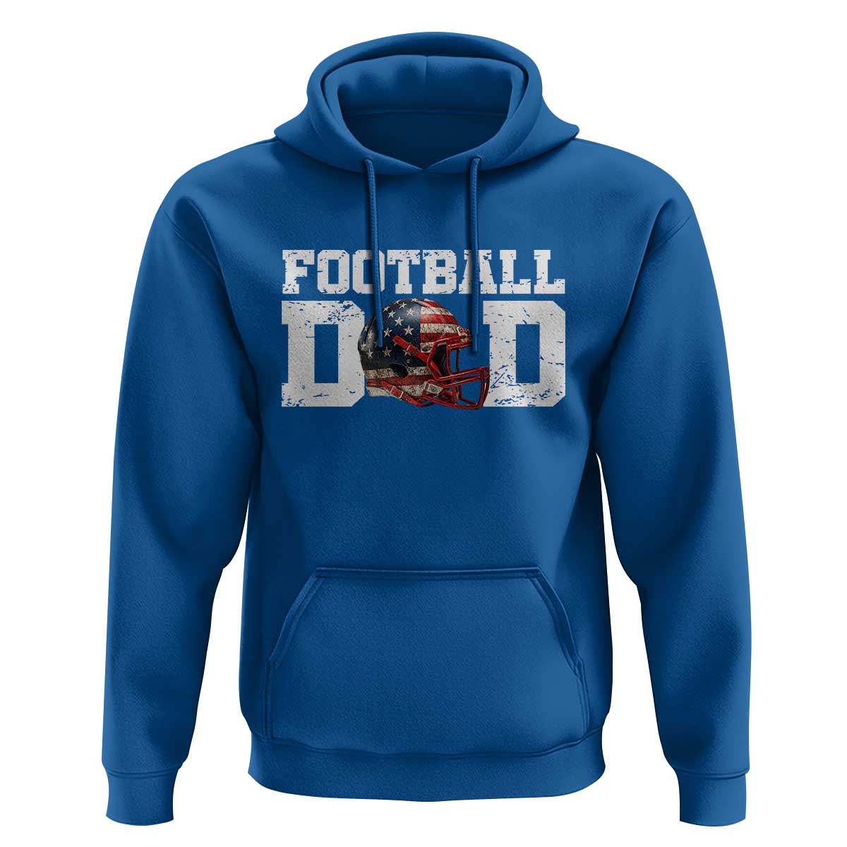 Proud Football Dad Hoodie Funny Sports Fan Gift - Wonder Print Shop
