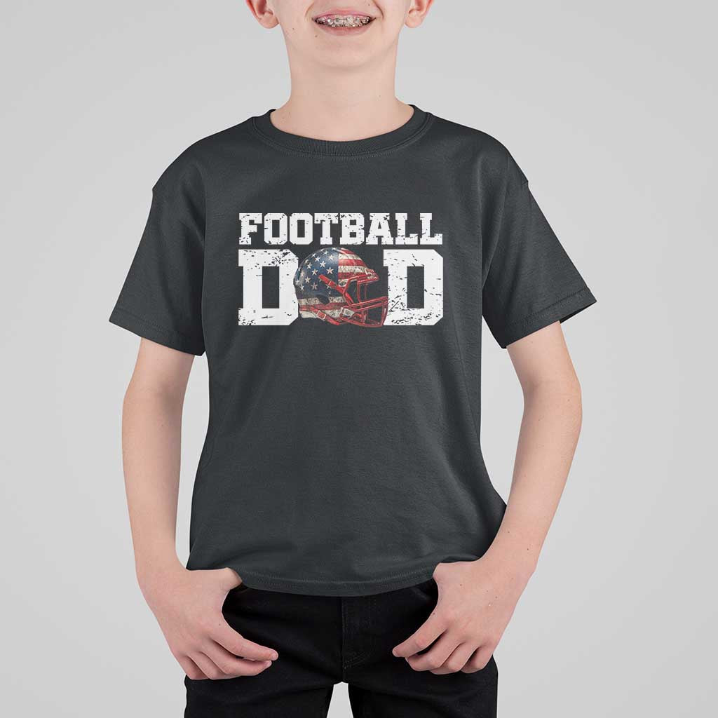 Proud Football Dad T Shirt For Kid Funny Sports Fan Gift - Wonder Print Shop