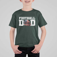 Proud Football Dad T Shirt For Kid Funny Sports Fan Gift - Wonder Print Shop