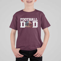 Proud Football Dad T Shirt For Kid Funny Sports Fan Gift - Wonder Print Shop