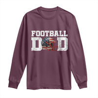 Proud Football Dad Long Sleeve Shirt Funny Sports Fan Gift - Wonder Print Shop