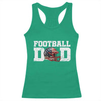 Proud Football Dad Racerback Tank Top Funny Sports Fan Gift - Wonder Print Shop