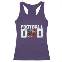 Proud Football Dad Racerback Tank Top Funny Sports Fan Gift - Wonder Print Shop