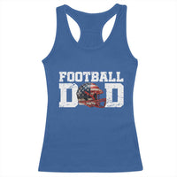 Proud Football Dad Racerback Tank Top Funny Sports Fan Gift - Wonder Print Shop