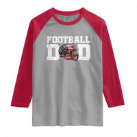 Proud Football Dad Raglan Shirt Funny Sports Fan Gift - Wonder Print Shop