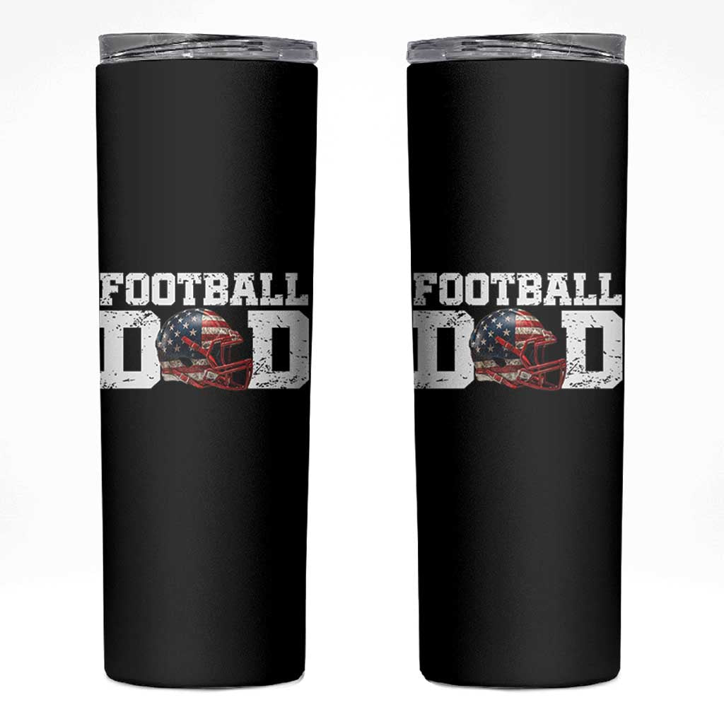 Proud Football Dad Skinny Tumbler Funny Sports Fan Gift - Wonder Print Shop