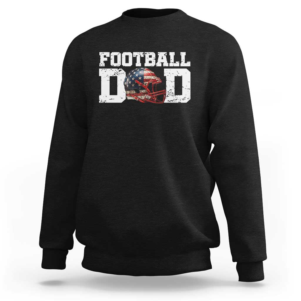 Proud Football Dad Sweatshirt Funny Sports Fan Gift - Wonder Print Shop
