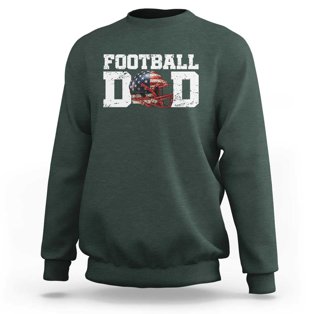 Proud Football Dad Sweatshirt Funny Sports Fan Gift - Wonder Print Shop