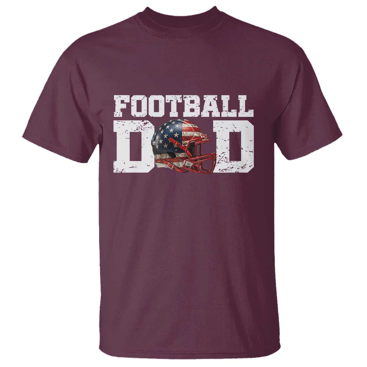 Proud Football Dad T Shirt Funny Sports Fan Gift - Wonder Print Shop