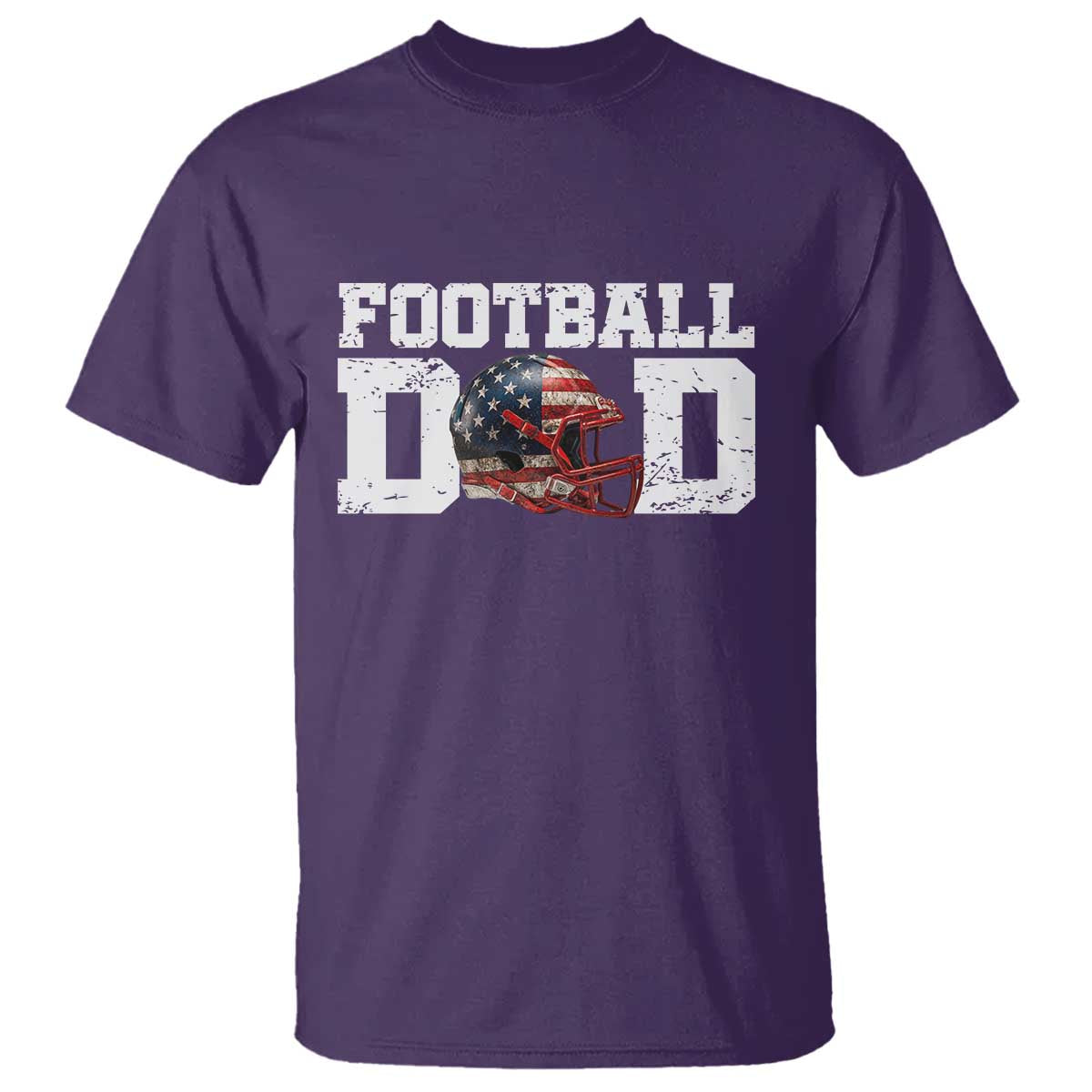 Proud Football Dad T Shirt Funny Sports Fan Gift - Wonder Print Shop