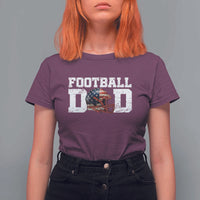 Proud Football Dad T Shirt For Women Funny Sports Fan Gift - Wonder Print Shop