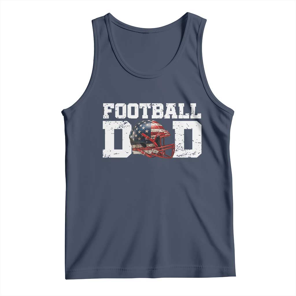 Proud Football Dad Tank Top Funny Sports Fan Gift - Wonder Print Shop