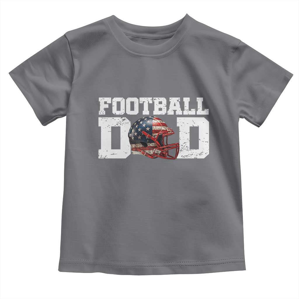 Proud Football Dad Toddler T Shirt Funny Sports Fan Gift - Wonder Print Shop