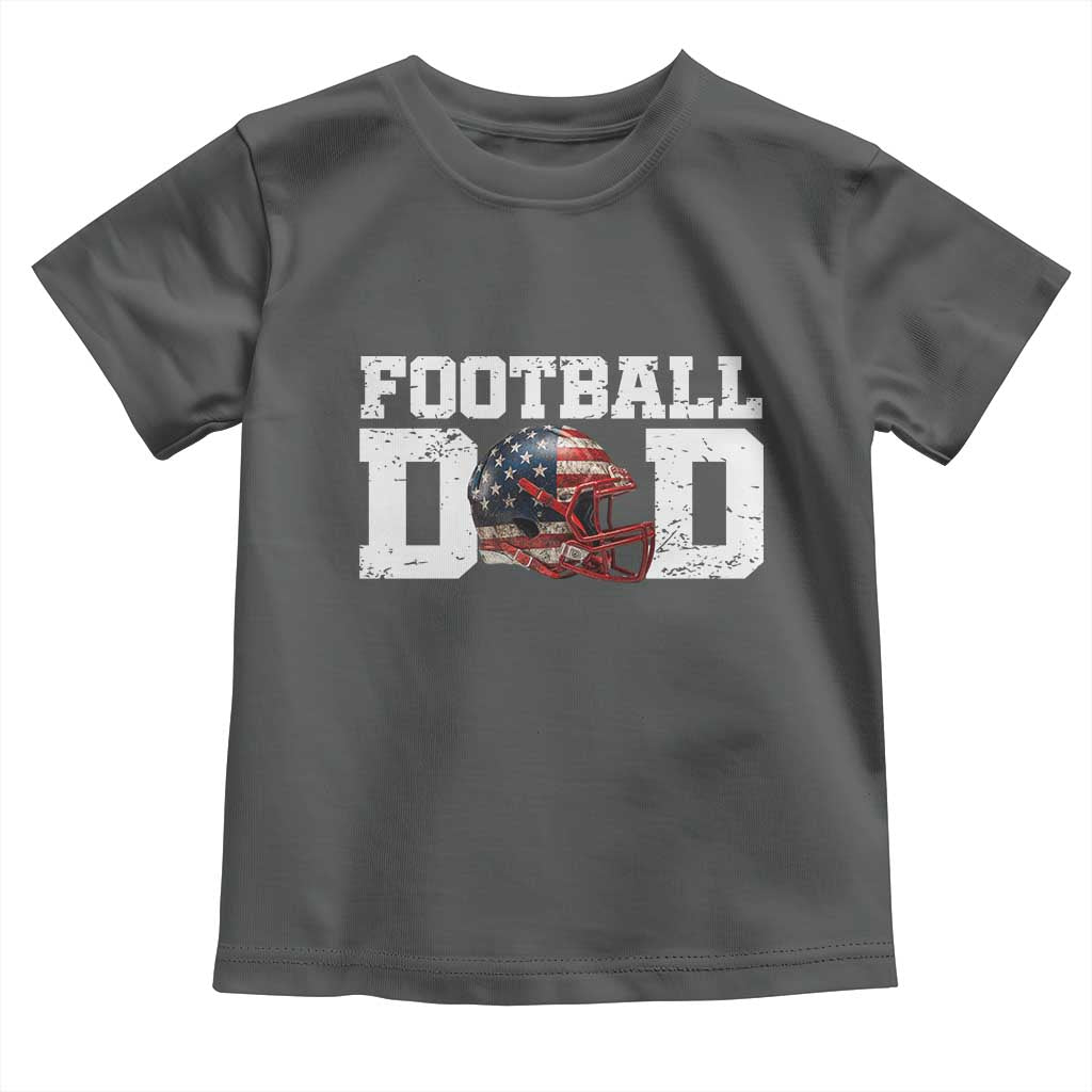 Proud Football Dad Toddler T Shirt Funny Sports Fan Gift - Wonder Print Shop