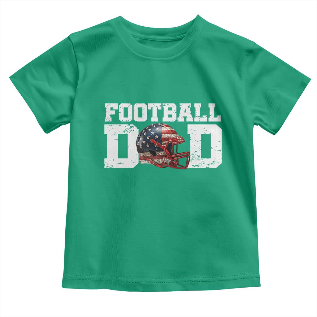 Proud Football Dad Toddler T Shirt Funny Sports Fan Gift - Wonder Print Shop