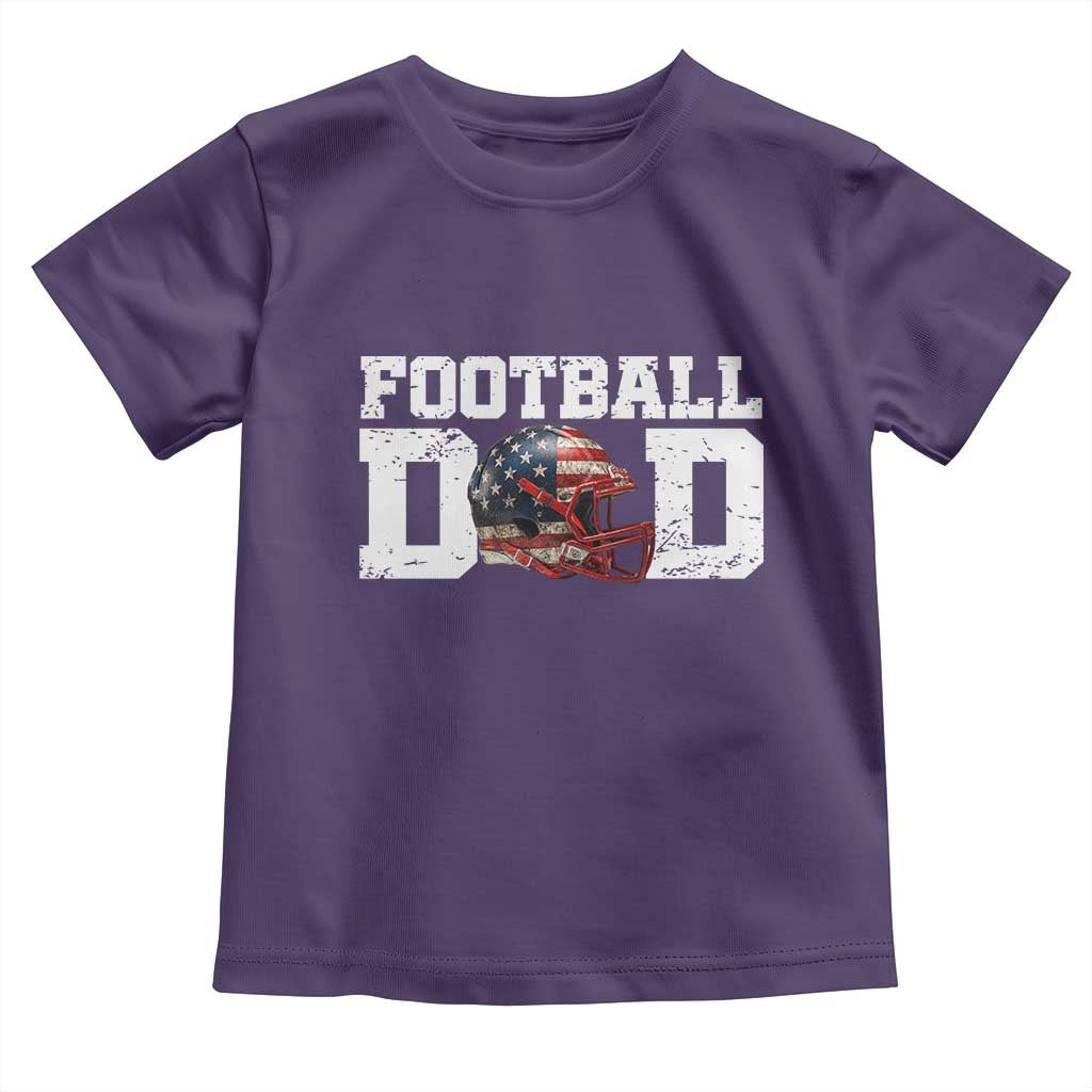 Proud Football Dad Toddler T Shirt Funny Sports Fan Gift - Wonder Print Shop