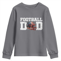Proud Football Dad Youth Sweatshirt Funny Sports Fan Gift - Wonder Print Shop