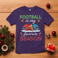 Football Is My Favorite Season T Shirt Christmas Holiday Sports Gift - Wonder Print Shop