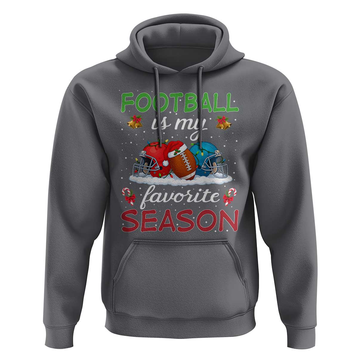 Football Is My Favorite Season Hoodie Christmas Holiday Sports Gift - Wonder Print Shop