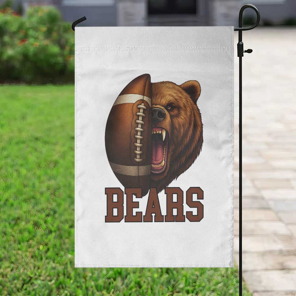 Fear The Bear Football Garden Flag Game Day Sports Fan Gift - Wonder Print Shop