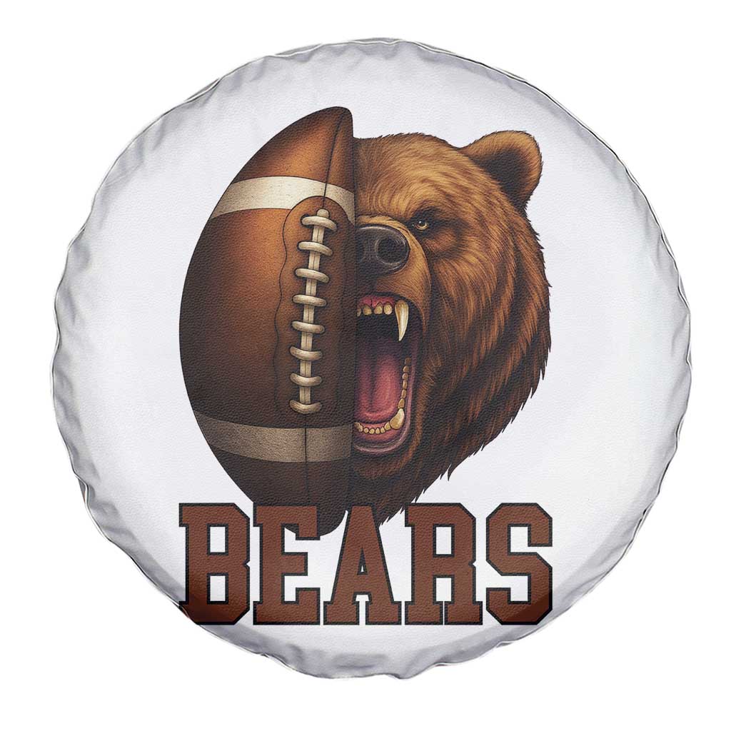 Fear The Bear Football Spare Tire Cover Game Day Sports Fan Gift - Wonder Print Shop