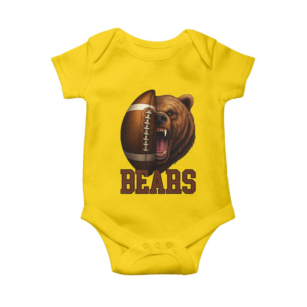 Fear The Bear Football Baby Onesie Game Day Sports Fan Gift - Wonder Print Shop