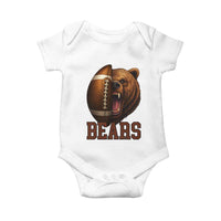 Fear The Bear Football Baby Onesie Game Day Sports Fan Gift - Wonder Print Shop