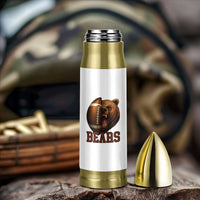 Fear The Bear Football Bullet Tumbler Game Day Sports Fan Gift - Wonder Print Shop