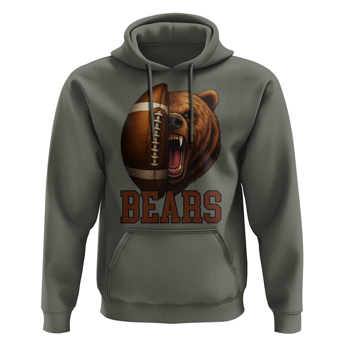 Fear The Bear Football Hoodie Game Day Sports Fan Gift - Wonder Print Shop