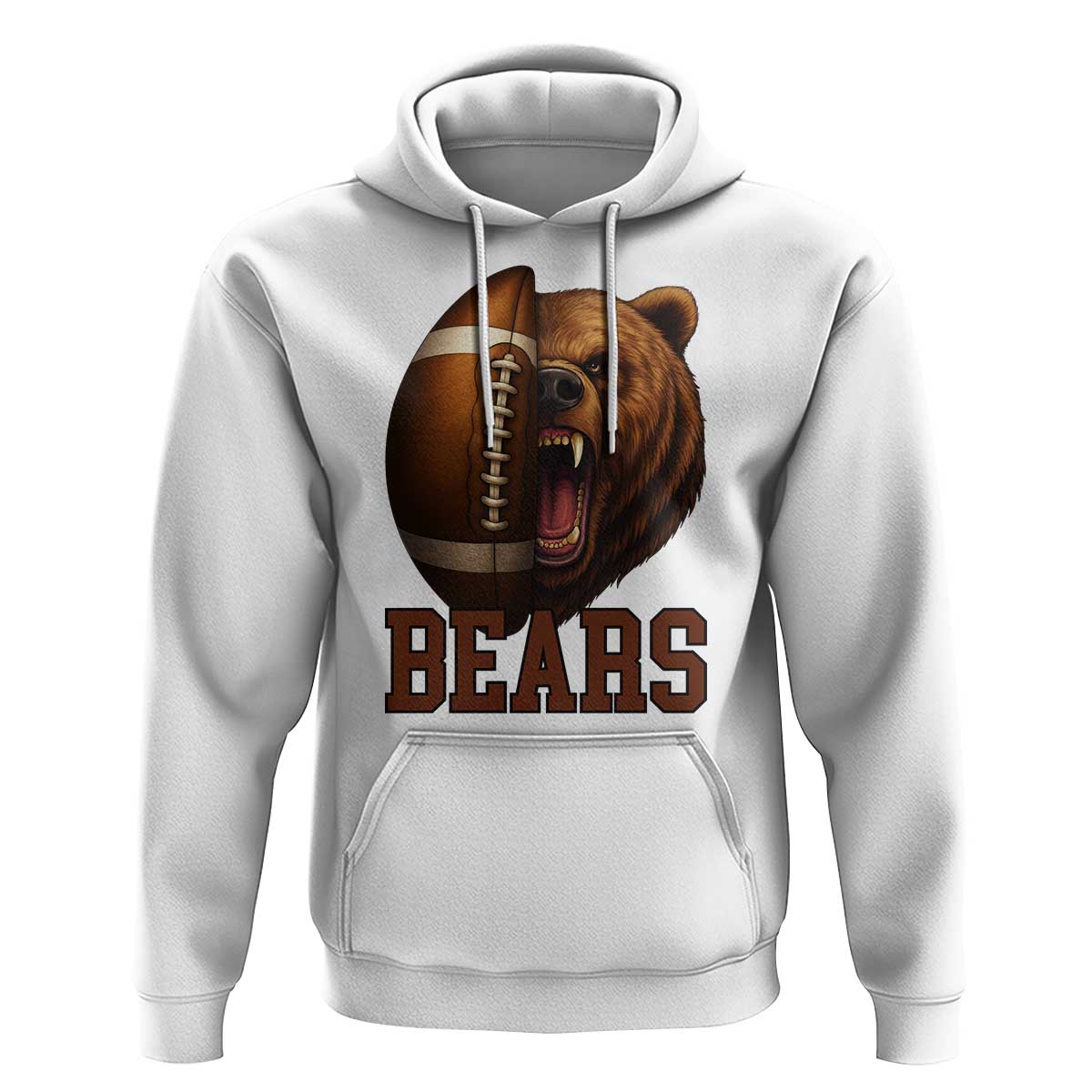 Fear The Bear Football Hoodie Game Day Sports Fan Gift - Wonder Print Shop