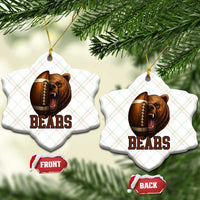 Fear The Bear Football Ceramic Ornament Game Day Sports Fan Gift - Wonder Print Shop
