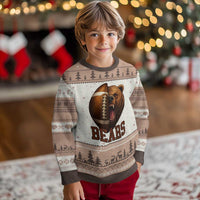 Fear The Bear Football Ugly Christmas Sweater Game Day Sports Fan Gift - Wonder Print Shop