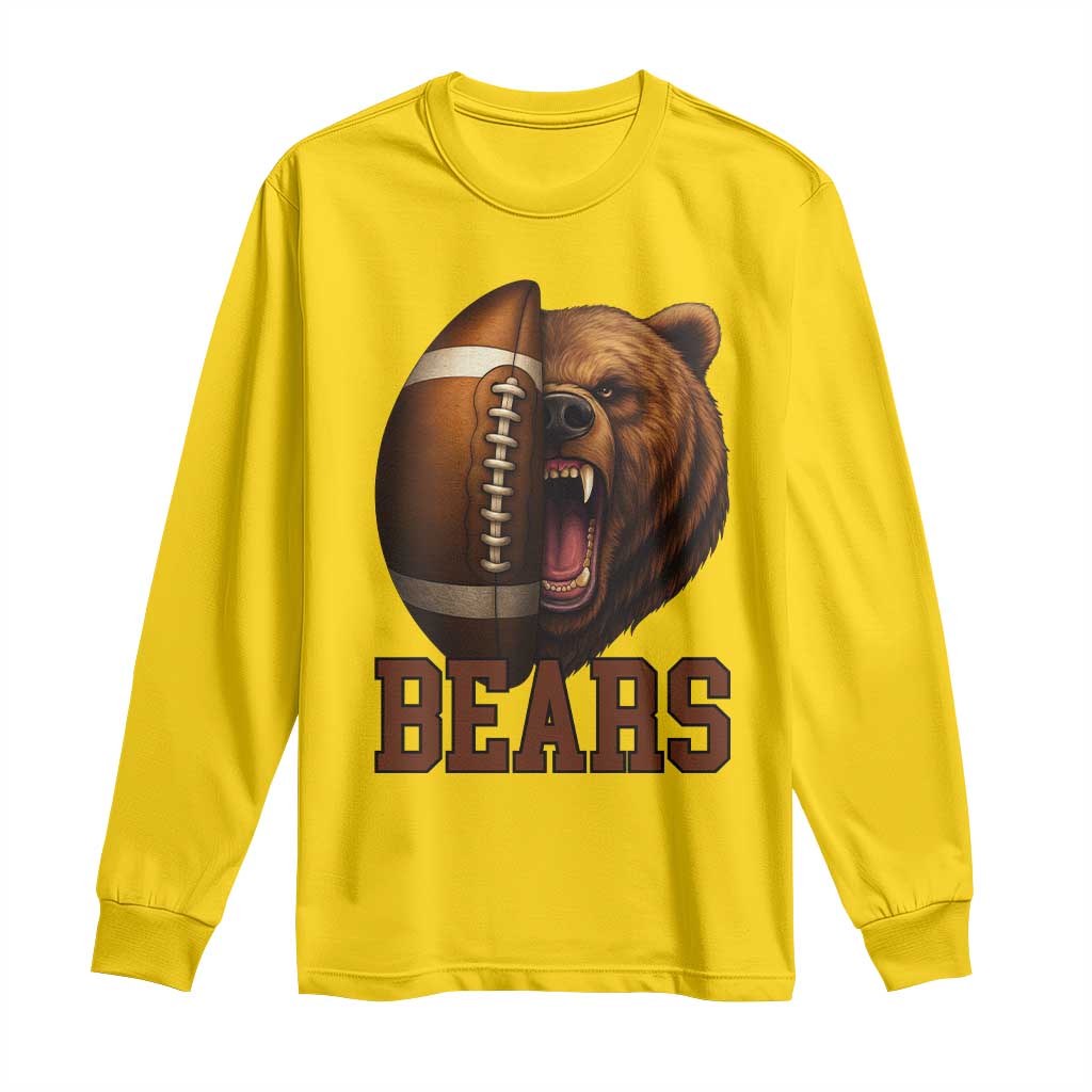 Fear The Bear Football Long Sleeve Shirt Game Day Sports Fan Gift - Wonder Print Shop